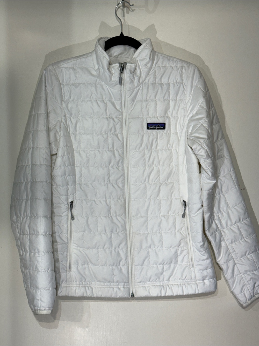 Patagonia Birch White Lightweight Quilted Puffer Jacket Size Small